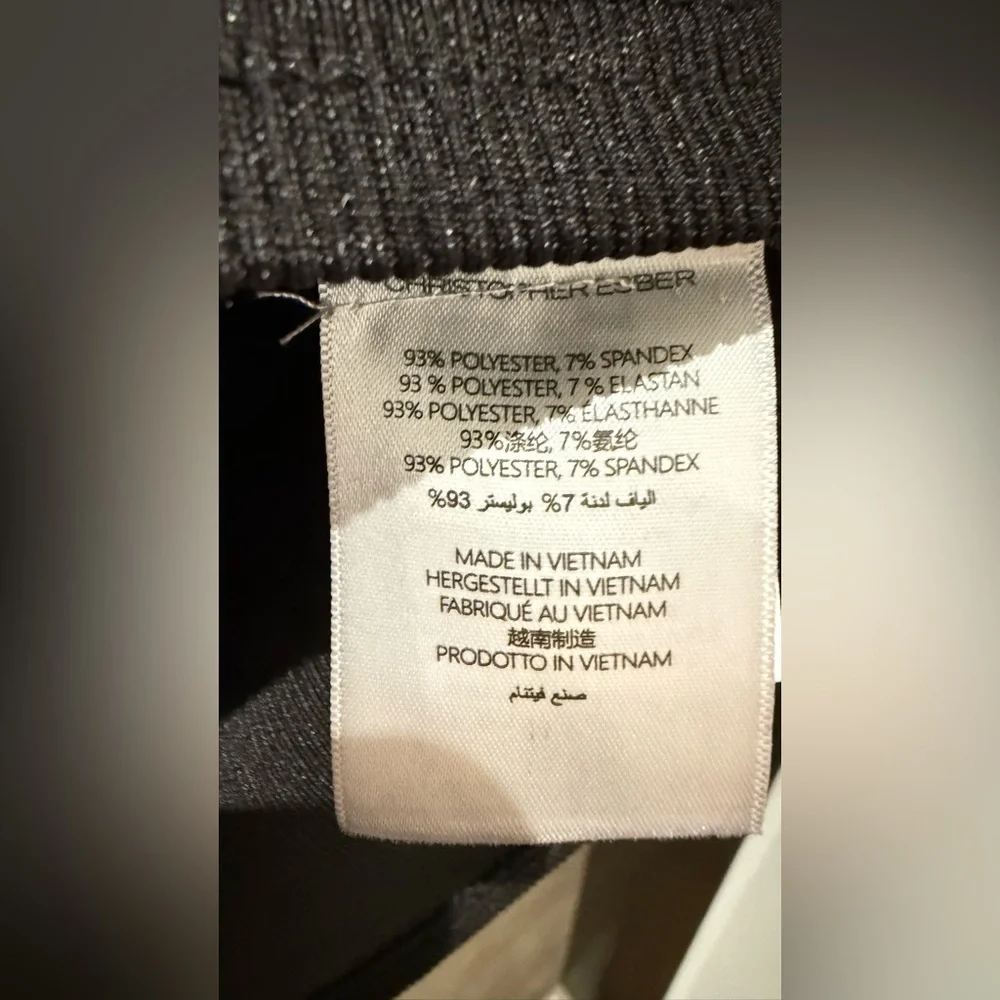 Christopher Esber Anglaise Long Sleeve Top Black - Picture 7 of 11